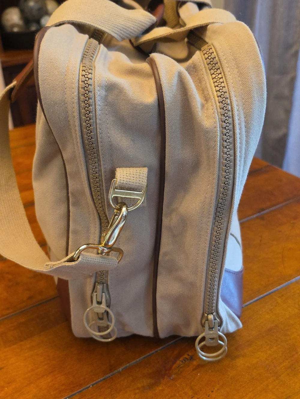 LAND'S END | CANVAS DUFFEL | SQUARE RIGGER TOTE